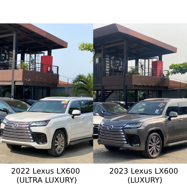 2022 Lexus LX600 Ultra Luxury vs. 2023 Lexus LX600 Luxury