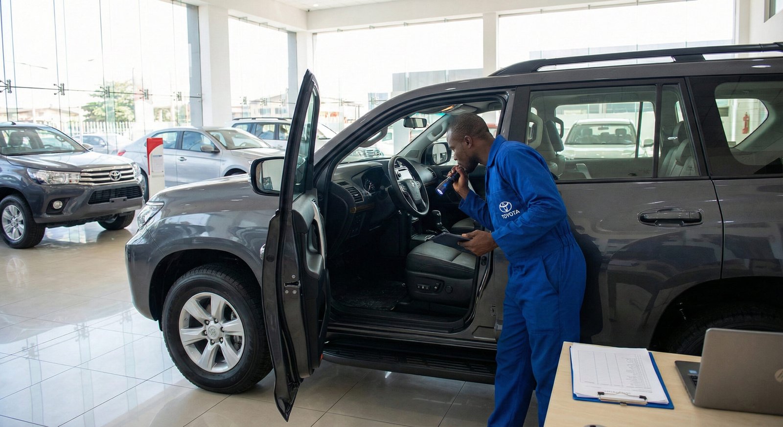 Car inspection before Valentine’s Day car purchase